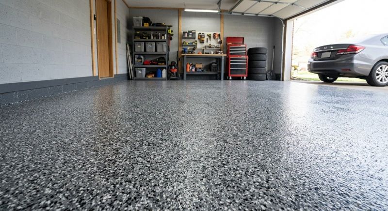 Epoxy Garage Flooring Installation in Fairfax, VA
